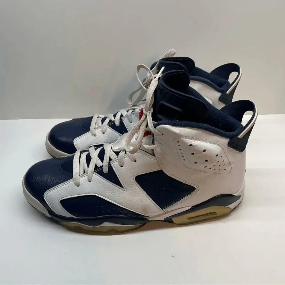 Size 13 - Jordan 6 Retro‎ Olympic 2012 NO INSOLES NO BOX